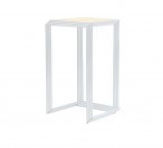 Bartafel / Milano / wit / stapelbaar - Foto 3