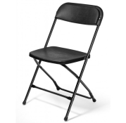 Set van 10 Klapstoelen / Palermo / Zwart