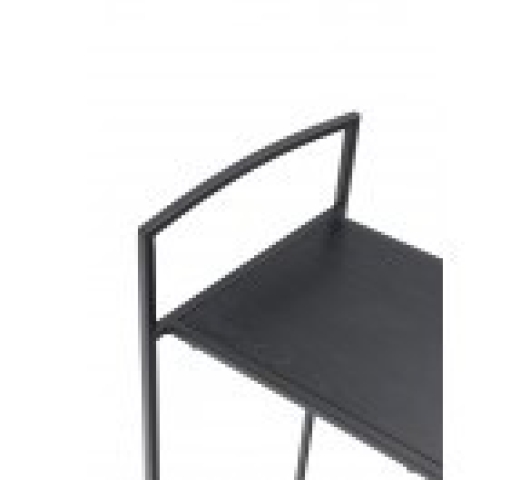 Barkruk / Milano / zwart / stapelbaar - Foto 2